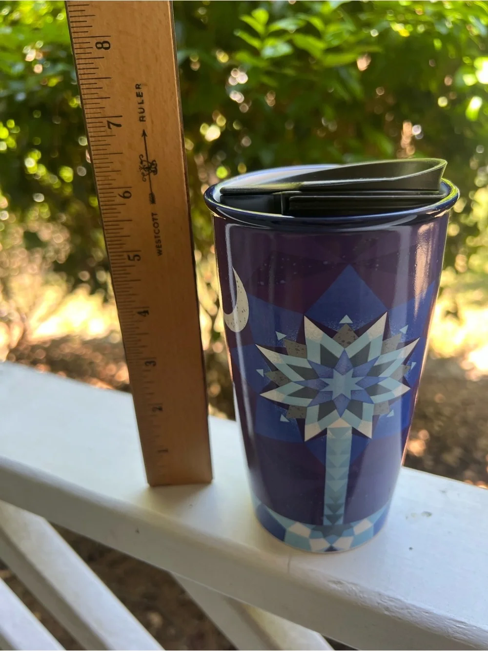NWOT Starbucks South Carolina / Palmetto State 12 oz. Ceramic Travel Mug